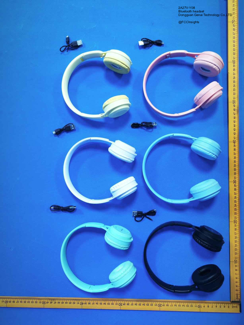 Bluetooth headset 2A27V-Y08 manufactured by dongguan-genai-technology-coltd