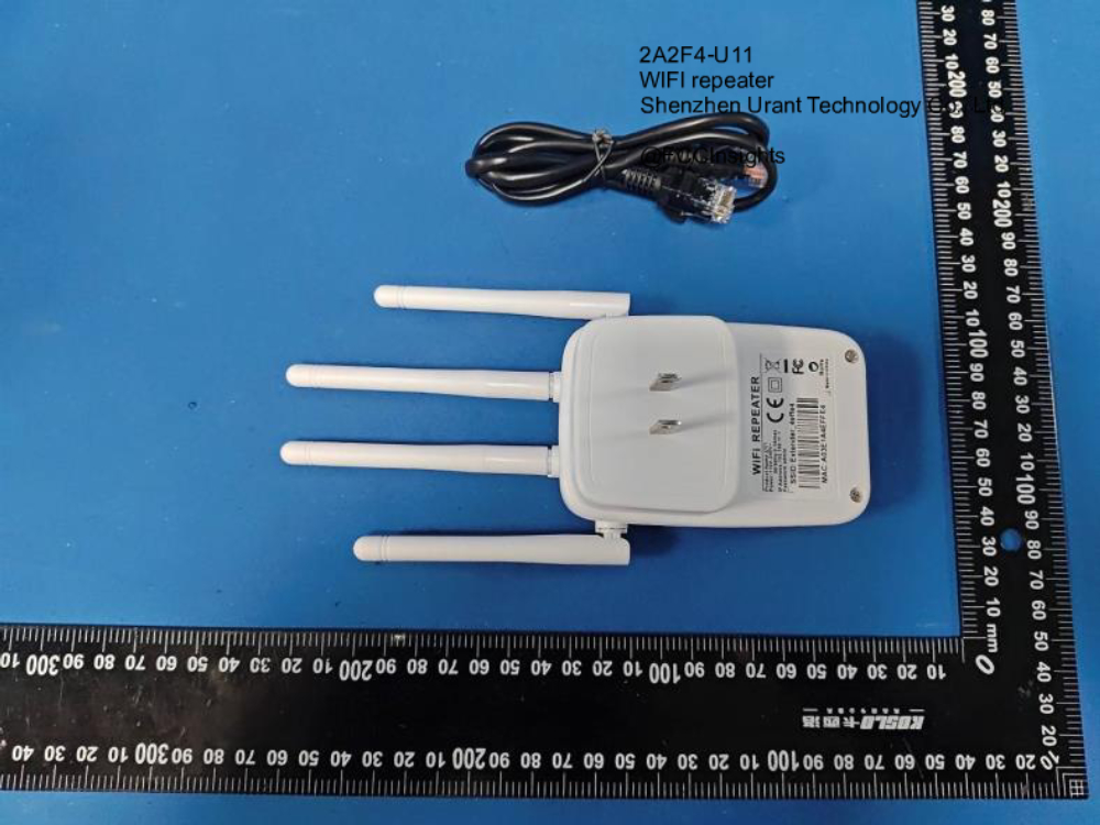 WIFI repeater 2A2F4-U11 manufactured by shenzhen-urant-technology-co-ltd