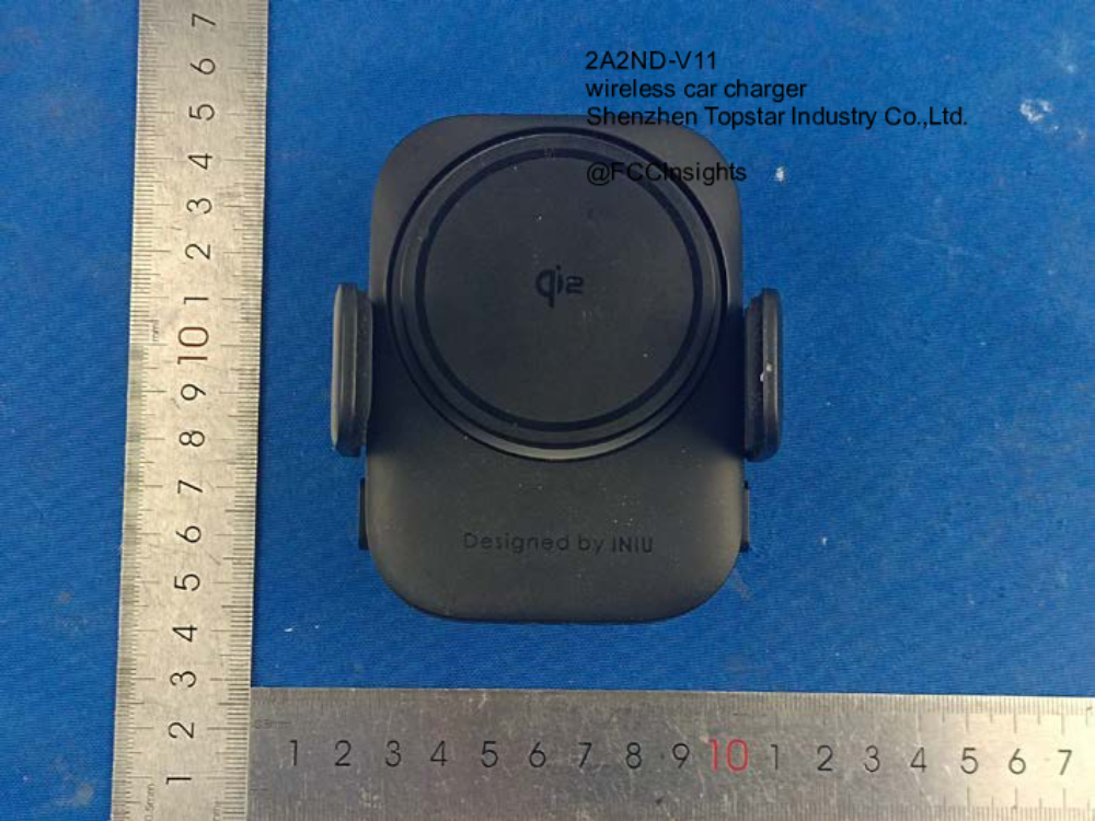 wireless car charger 2A2ND-V11 manufactured by shenzhen-topstar-industry-coltd