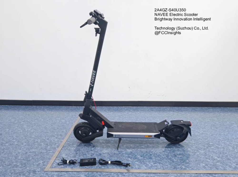 NAVEE Electric Scooter 2A4GZ-S40U350 manufactured by brightway-innovation-intelligent-technology-suzhou-co-ltd