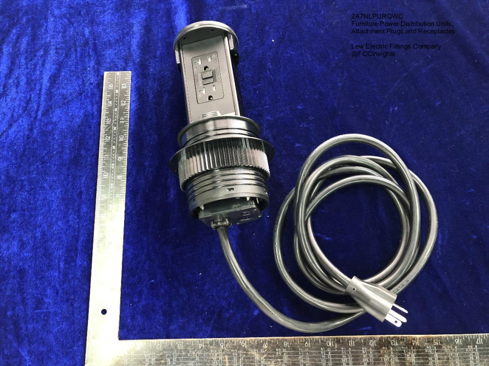 Furniture Power Distribution Units, Attachment Plugs and Receptacles 2A7NLPURQWC manufactured by lew-electric-fittings-company