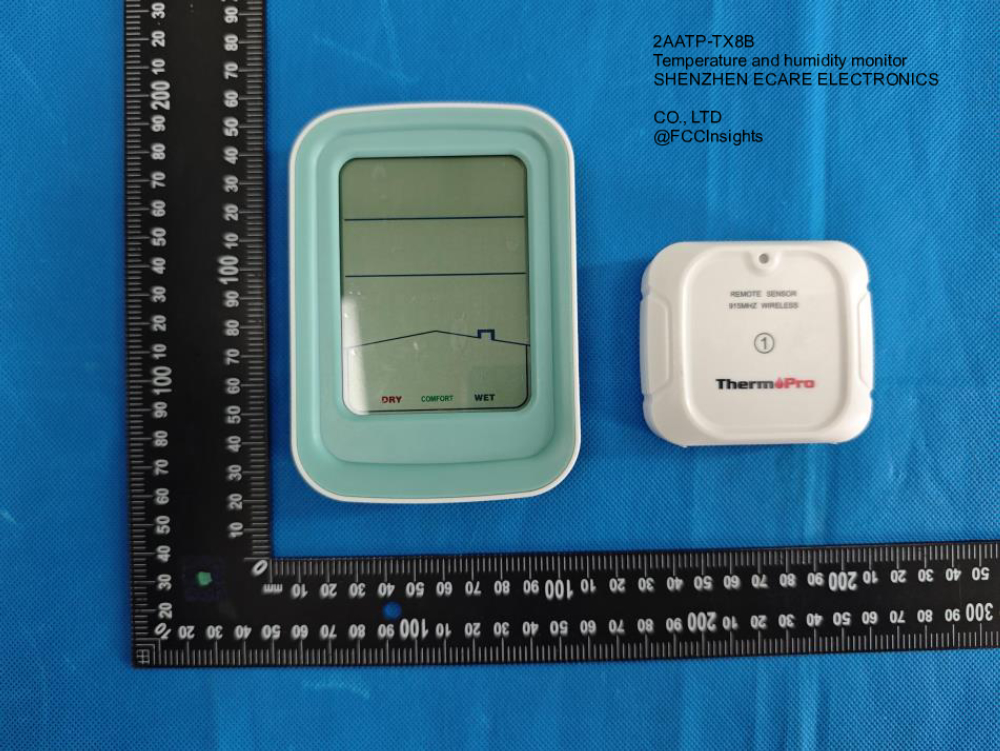 Temperature and humidity monitor 2AATP-TX8B manufactured by shenzhen-ecare-electronics-co-ltd