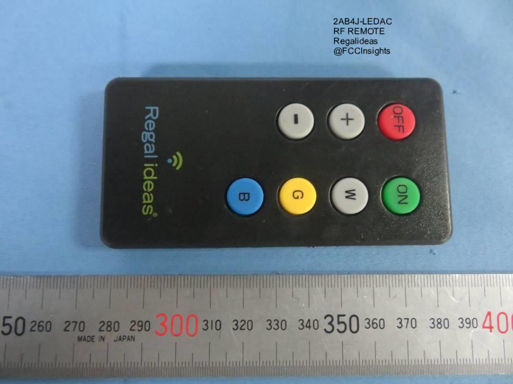 RF REMOTE 2AB4J-LEDAC manufactured by regalideas