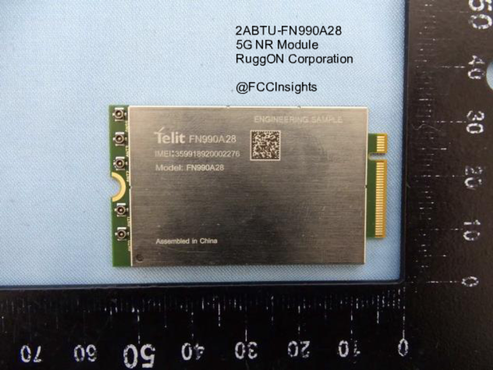 5G NR Module 2ABTU-FN990A28 manufactured by ruggon-corporation