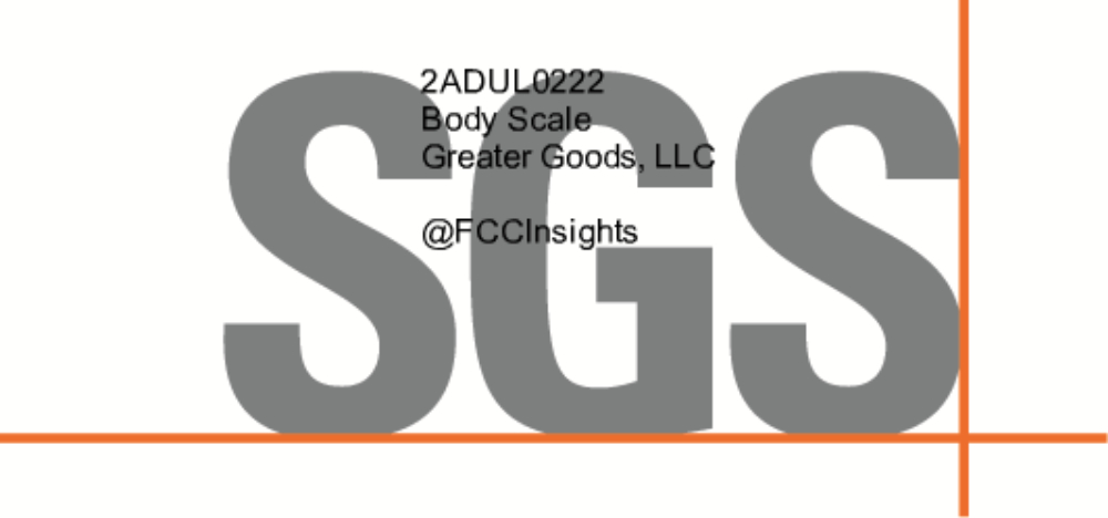 Body Scale 2ADUL0222 manufactured by greater-goods-llc