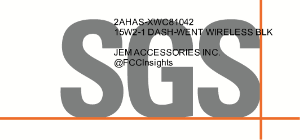 15W2-1 DASH-WENT WIRELESS BLK 2AHAS-XWC81042 manufactured by jem-accessories-inc