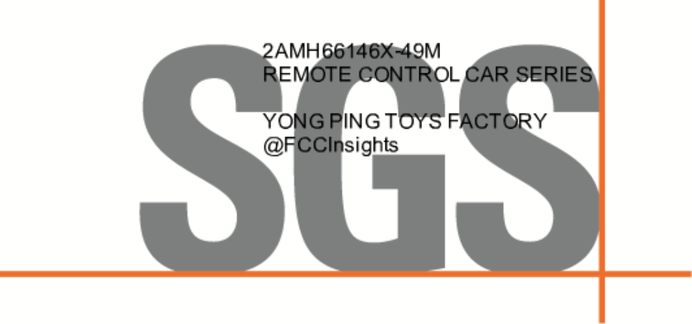 REMOTE CONTROL CAR SERIES 2AMH66146X-49M manufactured by yong-ping-toys-factory