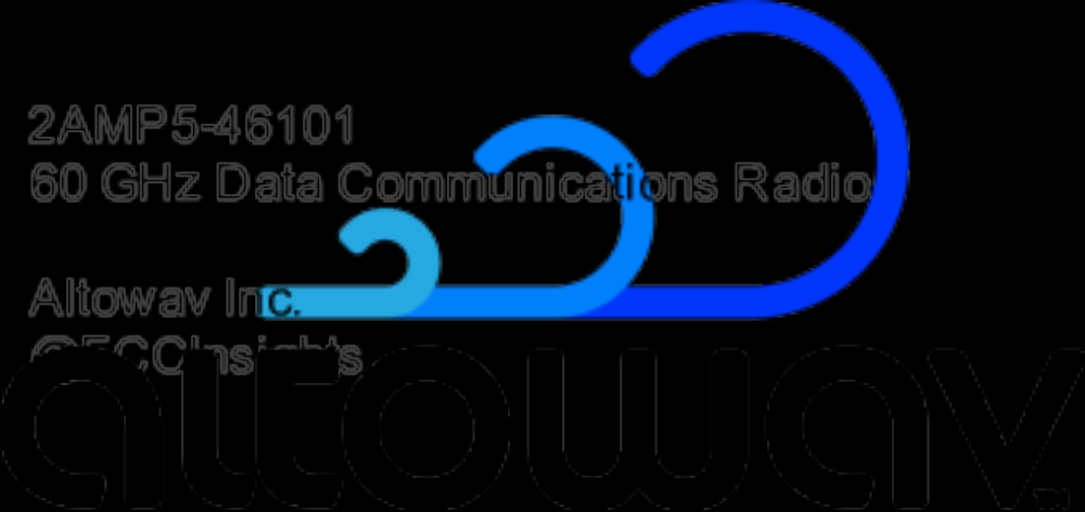 60 GHz Data Communications Radio 2AMP5-46101 manufactured by altowav-inc