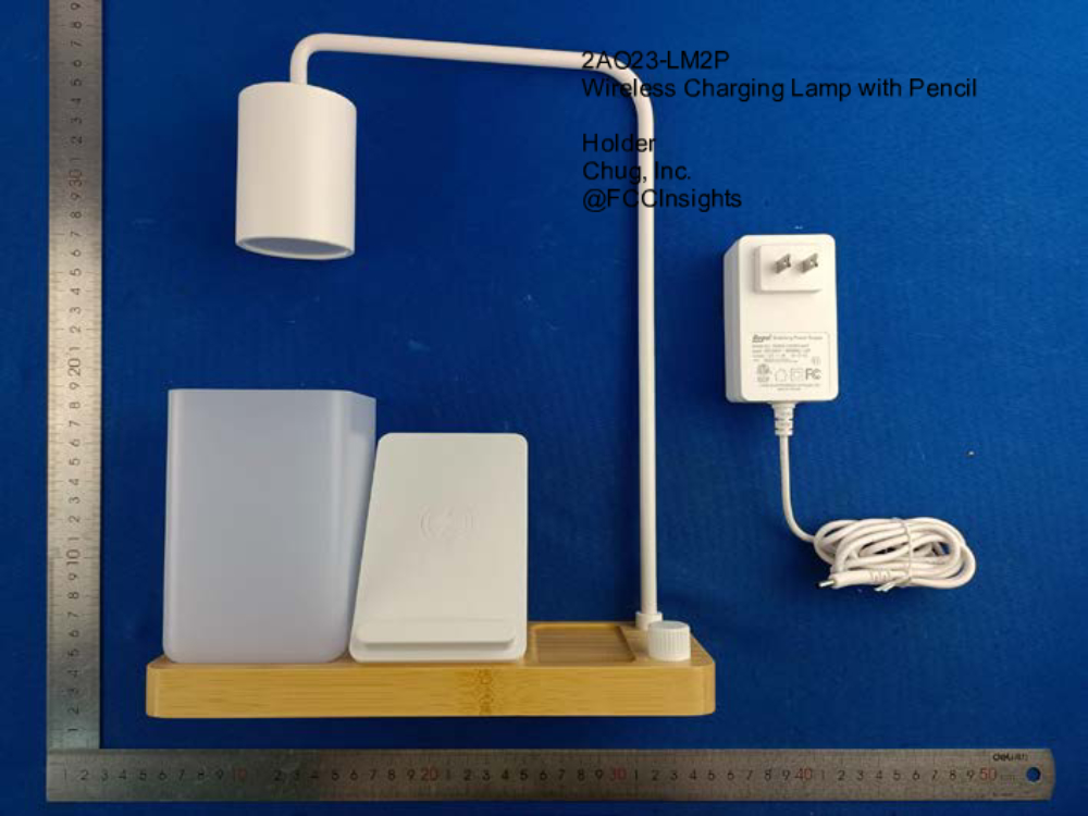 Wireless Charging Lamp with Pencil Holder 2AO23-LM2P manufactured by chug-inc