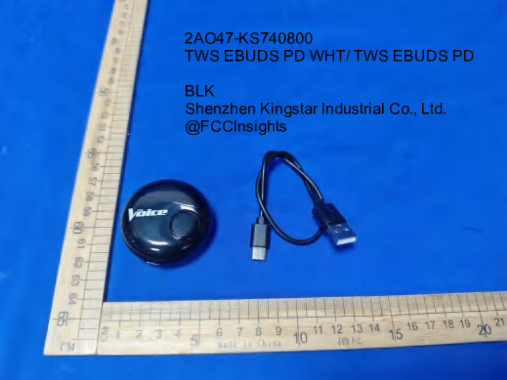 TWS EBUDS PD WHT/ TWS EBUDS PD BLK 2AO47-KS740800 manufactured by shenzhen-kingstar-industrial-co-ltd