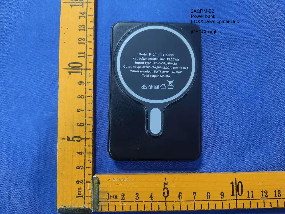 Power bank 2AQRM-B2 manufactured by foxx-development-inc