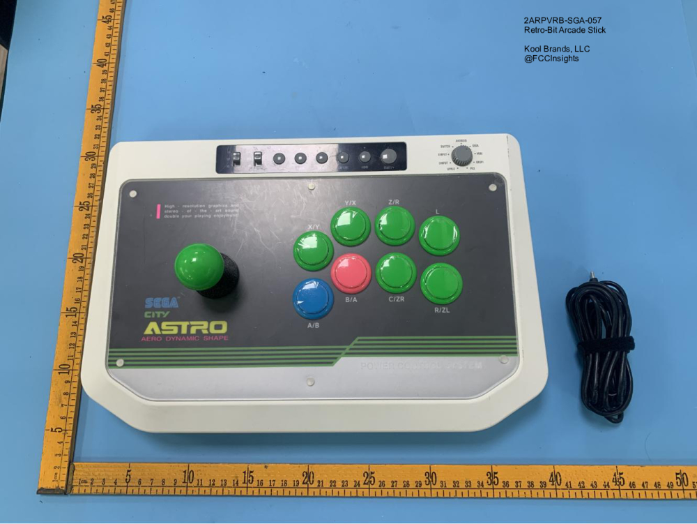 Retro-Bit Arcade Stick 2ARPVRB-SGA-057 manufactured by kool-brands-llc