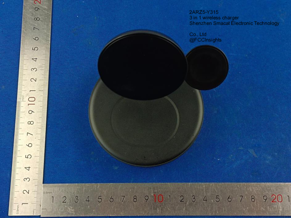 3 in 1 wireless charger 2ARZ5-Y315 manufactured by shenzhen-smacat-electronic-technology-co-ltd