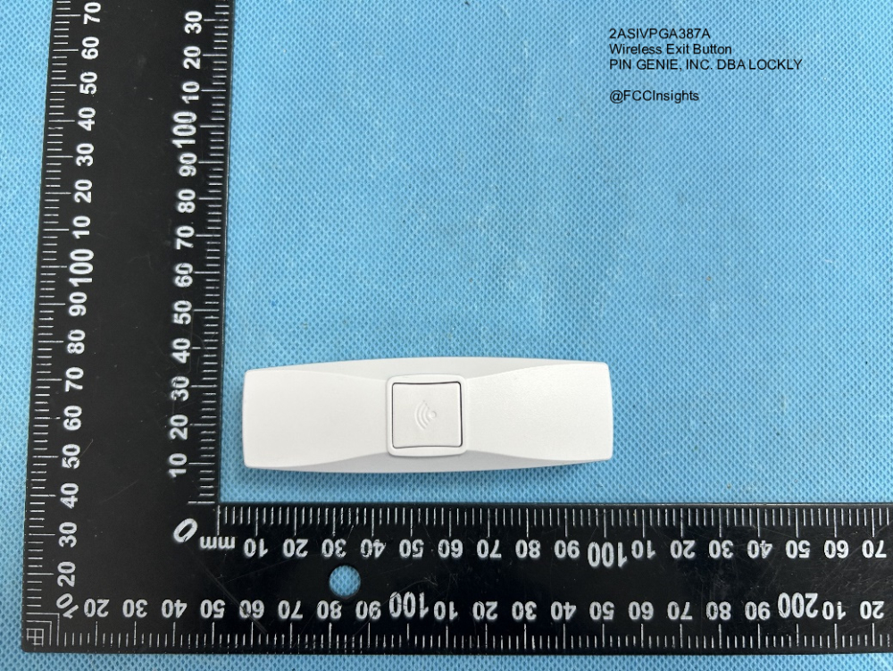 Wireless Exit Button 2ASIVPGA387A manufactured by pin-genie-inc-dba-lockly