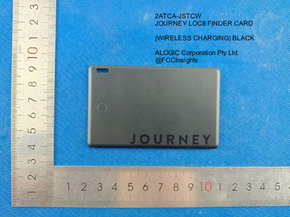 JOURNEY LOC8 FINDER CARD (WIRELESS CHARGING) BLACK 2ATCA-JSTCW manufactured by alogic-corporation-pty-ltd