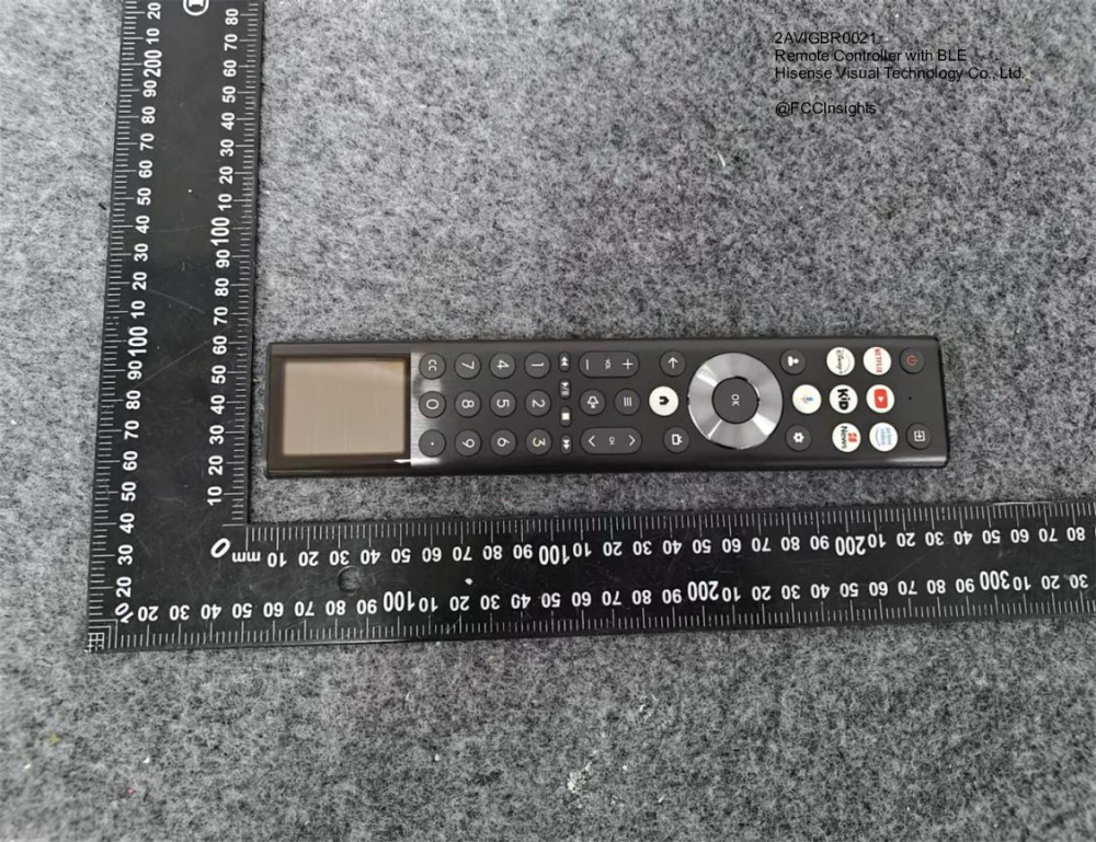 Remote Controller with BLE 2AVIGBR0021 manufactured by hisense-visual-technology-co-ltd