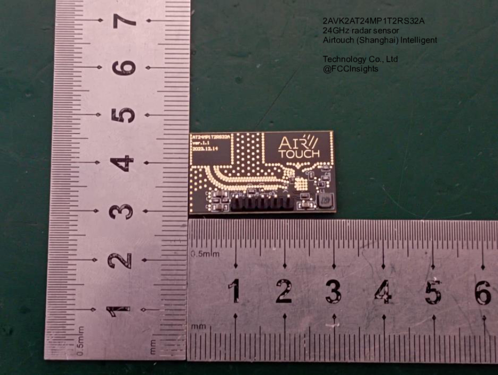 24GHz radar sensor 2AVK2AT24MP1T2RS32A manufactured by airtouch-shanghai-intelligent-technology-co-ltd