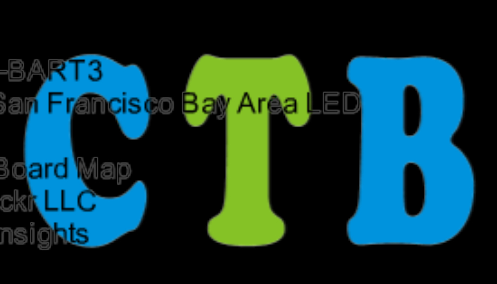 BART San Francisco Bay Area LED Circuit Board Map 2BDVP-BART3 manufactured by traintrackr-llc