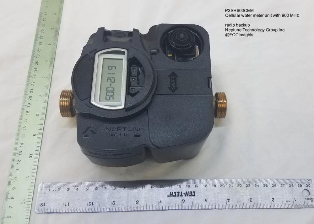 Cellular water meter unit with 900 MHz radio backup P2SR900CEM manufactured by neptune-technology-group-inc