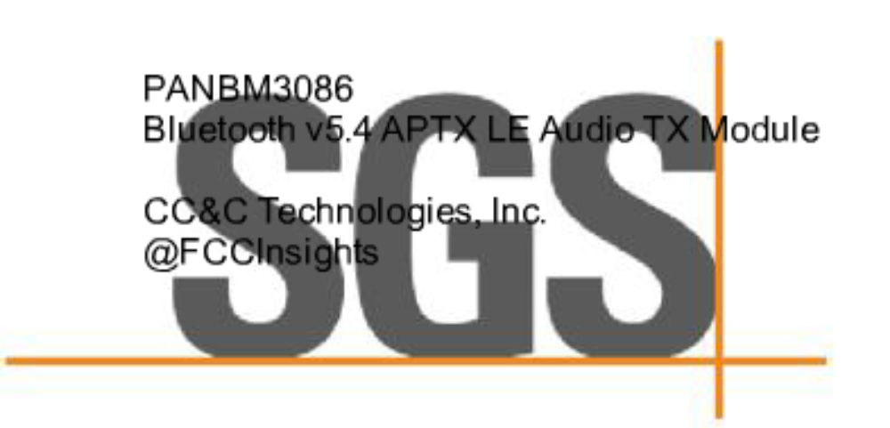 Bluetooth v5.4 APTX LE Audio TX Module PANBM3086 manufactured by ccc-technologies-inc