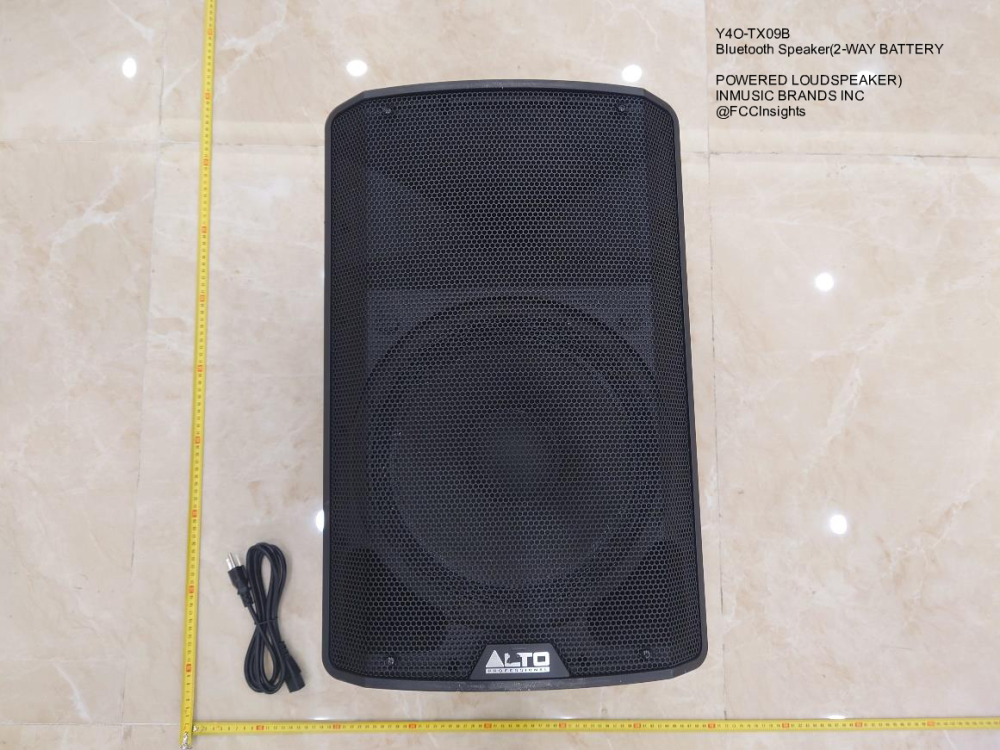 Bluetooth Speaker(2-WAY BATTERY POWERED LOUDSPEAKER) Y4O-TX09B manufactured by inmusic-brands-inc