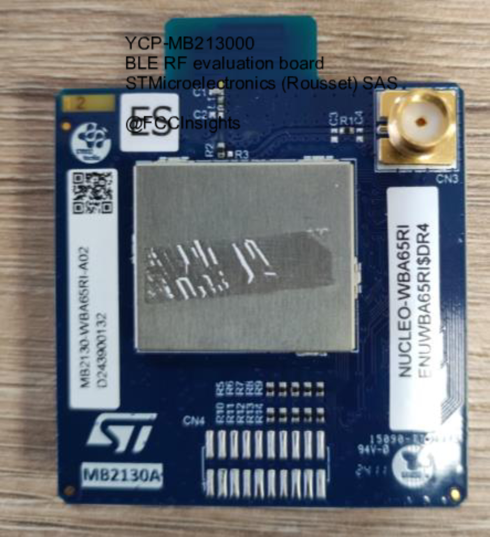 BLE RF evaluation board YCP-MB213000 manufactured by stmicroelectronics-rousset-sas