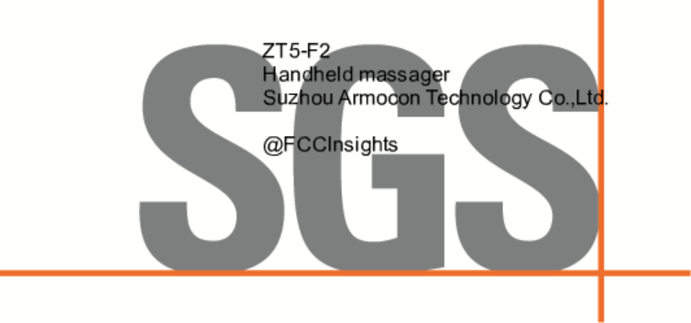 Handheld massager ZT5-F2 manufactured by suzhou-armocon-technology-coltd